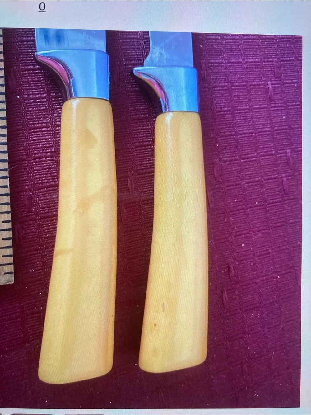 Regent Sheffield England Yellow Handle Carving Knife Set - Sharp Stainless